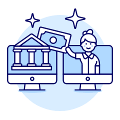 Banking App 3 4 Illustration from UX Duotone Set