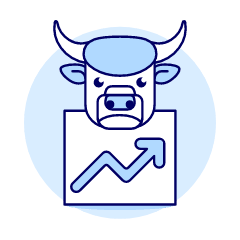 Bull Market 2 Illustration from UX Duotone Set