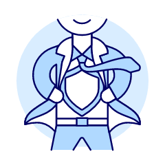 Business Hero 1 Illustration from UX Duotone Set
