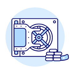 Money Safe Closed 1 Illustration from UX Duotone Set