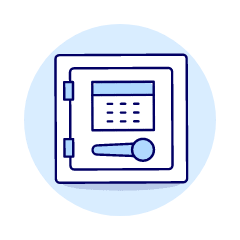 Money Safe Illustration from UX Duotone Set
