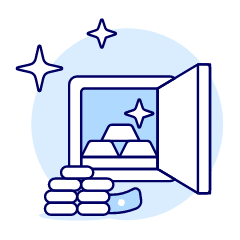 Money Safe Open 4 Illustration from UX Duotone Set