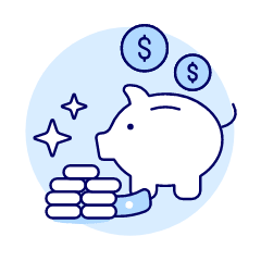 Piggy Bank 1 Illustration from UX Duotone Set