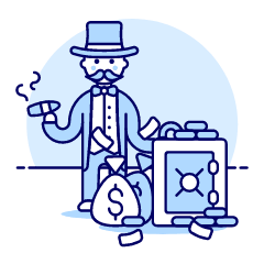 Banker Safe 1 Illustration from UX Duotone Set