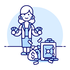 Banker Safe 2 Illustration from UX Duotone Set