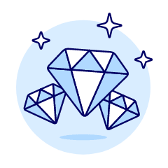 Gems Illustration from UX Duotone Set