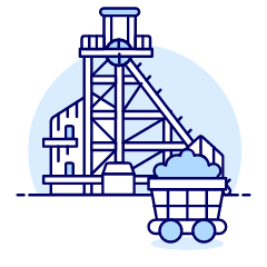 Gold Mine Illustration from UX Duotone Set