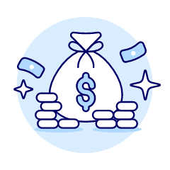 Money Bag Illustration from UX Duotone Set