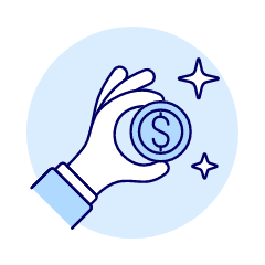 Show Coin 1 Illustration from UX Duotone Set