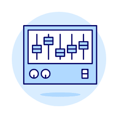 Eq Controller Illustration from UX Duotone Set