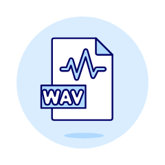 File Sound Wav Illustration from UX Duotone Set