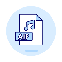 Format File Aif Illustration from UX Duotone Set