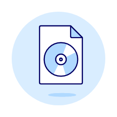 Format File Cd Illustration from UX Duotone Set