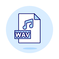 Format File Wav Illustration from UX Duotone Set