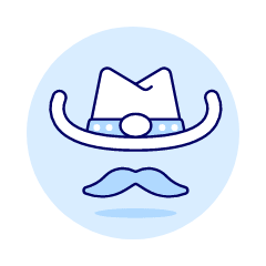 Cowboy Illustration from UX Duotone Set