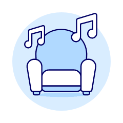 Relax Playlist Illustration from UX Duotone Set