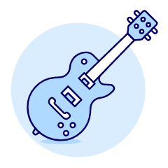 Instruments Electric Bass Illustration from UX Duotone Set