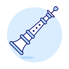 Instruments Flute Illustration from UX Duotone Set