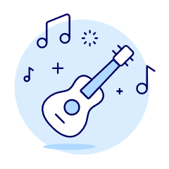 Instruments Guitar Illustration from UX Duotone Set