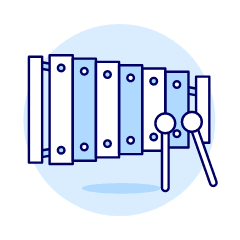 Instruments Mallets 1 Illustration from UX Duotone Set