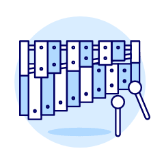 Instruments Mallets 2 Illustration from UX Duotone Set