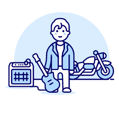 Singer Mv 1 Illustration from UX Duotone Set