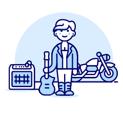 Singer Mv 4 Illustration from UX Duotone Set