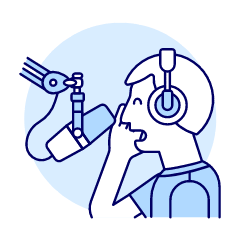 Singer Record 14 Illustration from UX Duotone Set