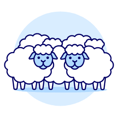 Sheep Ranch Illustration from UX Duotone Set