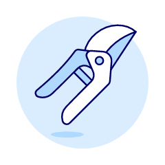 Gardening Shears Illustration from UX Duotone Set