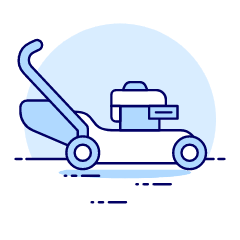 Lawnmover Illustration from UX Duotone Set