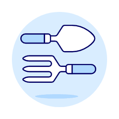 Shovel Fork Illustration from UX Duotone Set