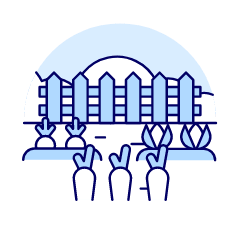 Vegetable Farm Illustration from UX Duotone Set
