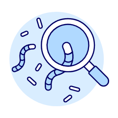 Earthworm Illustration from UX Duotone Set