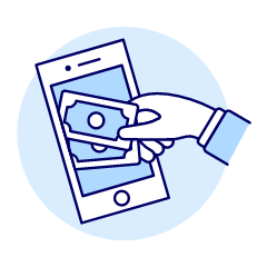 Digital Cash 1 Illustration from UX Duotone Set