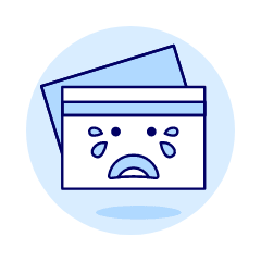 Credit Card Cry 2 Illustration from UX Duotone Set
