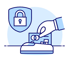 Card Reader Protect 2 1 Illustration from UX Duotone Set