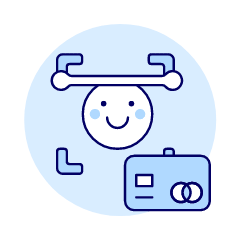 Card Verify Smiley Illustration from UX Duotone Set