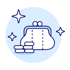 Wallet Coin Illustration from UX Duotone Set