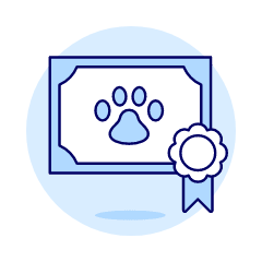 Pet Certificate 2 Illustration from UX Duotone Set