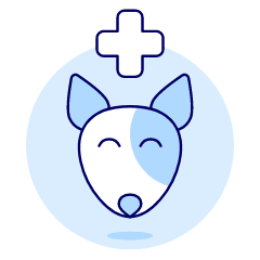 Dog Health Illustration from UX Duotone Set