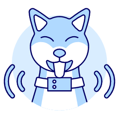 Dog Smart Collar Illustration from UX Duotone Set