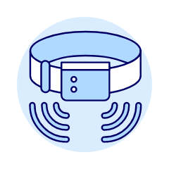 Smart Collar Illustration from UX Duotone Set