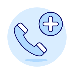 Call Add Illustration from UX Duotone Set