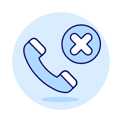 Call Block Illustration from UX Duotone Set
