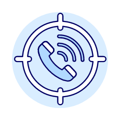 Call Signal Aim Illustration from UX Duotone Set