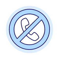 Call Block Illustration from UX Duotone Set