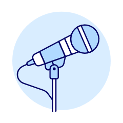 Microphone 19 Illustration from UX Duotone Set