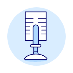 Microphone 3 Illustration from UX Duotone Set