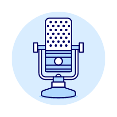 Microphone 4 Illustration from UX Duotone Set